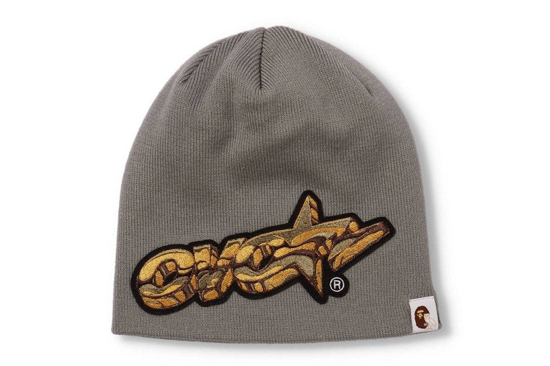 BAPE x OVO Knit Cap Grey
