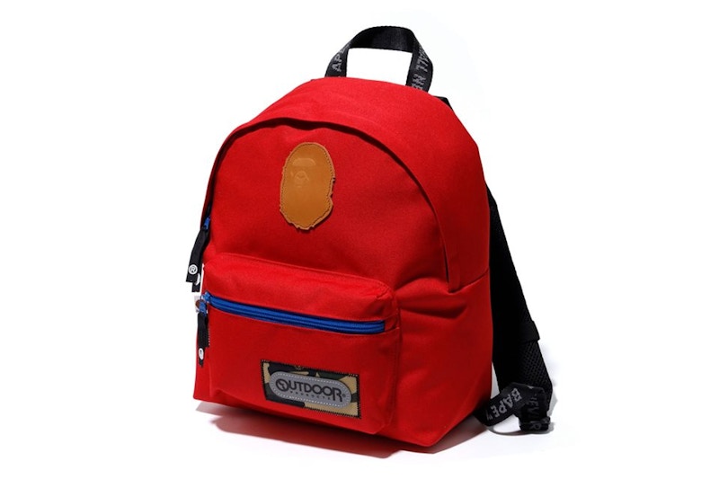 BAPE x Outdoors Products Day Pack Red
