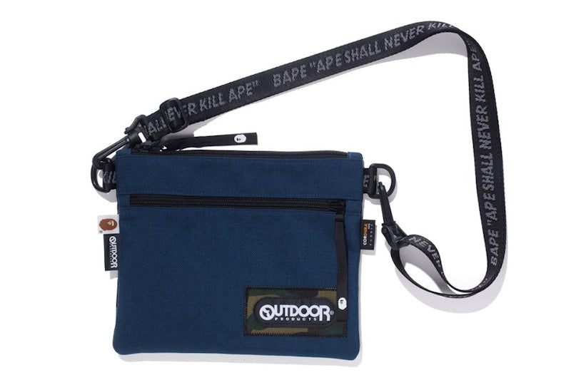 BAPE x Outdoors Products Mini Shoulder Bag Navy