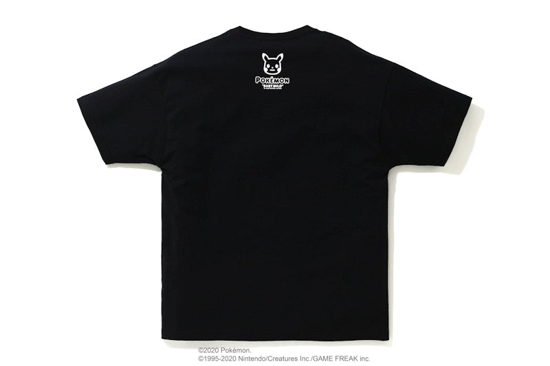 BAPE x Pokemon Kids Ape head Tee #1 Black