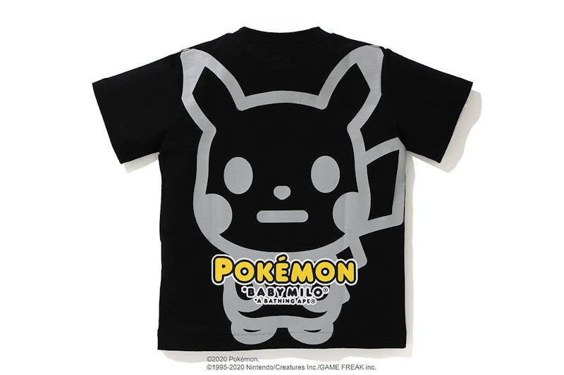 BAPE x Pokemon Kids Pikachu Tee #7 Black