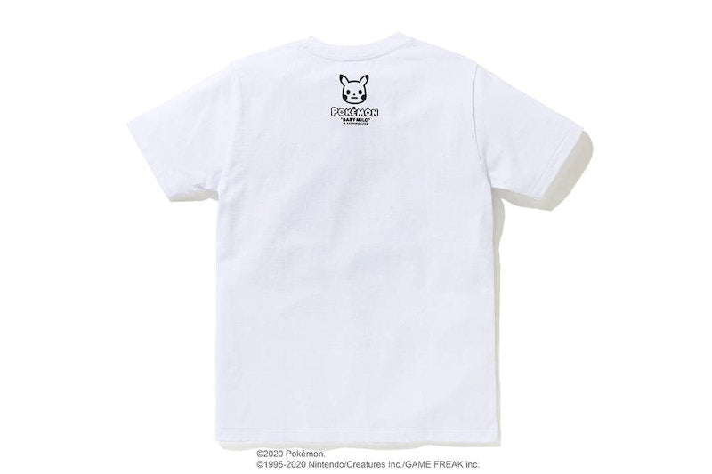 BAPE x Pokemon Ladies Jigglypuff & Eevee Tee #4 White