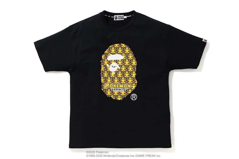 BAPE x Pokemon Oversized Ladies Ape Head Tee #1 Black