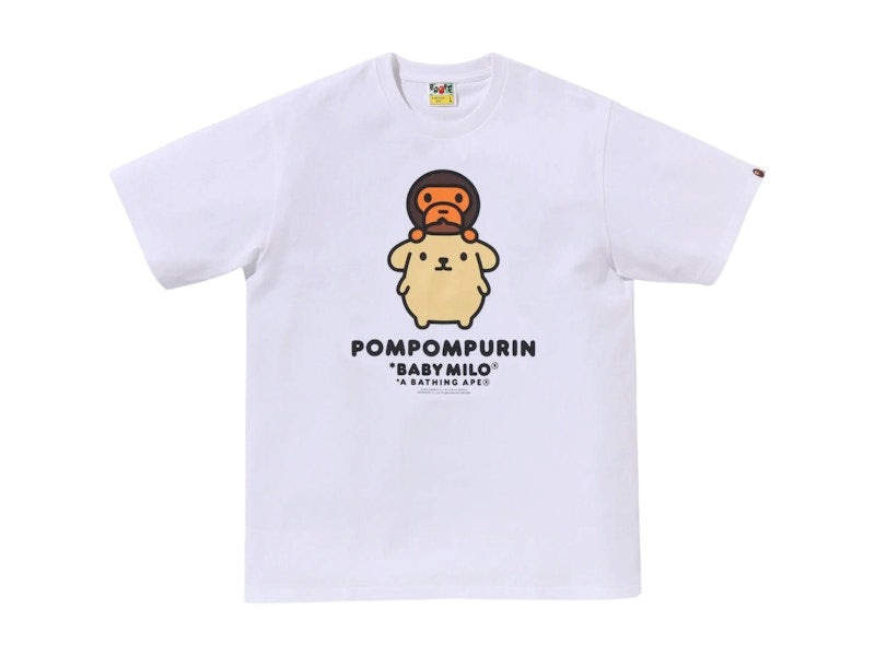 BAPE x PomPompurin Baby Milo Tee White