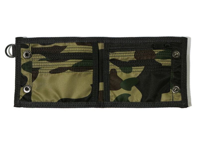 BAPE x Porter 1st Camo #3 Wallet Green