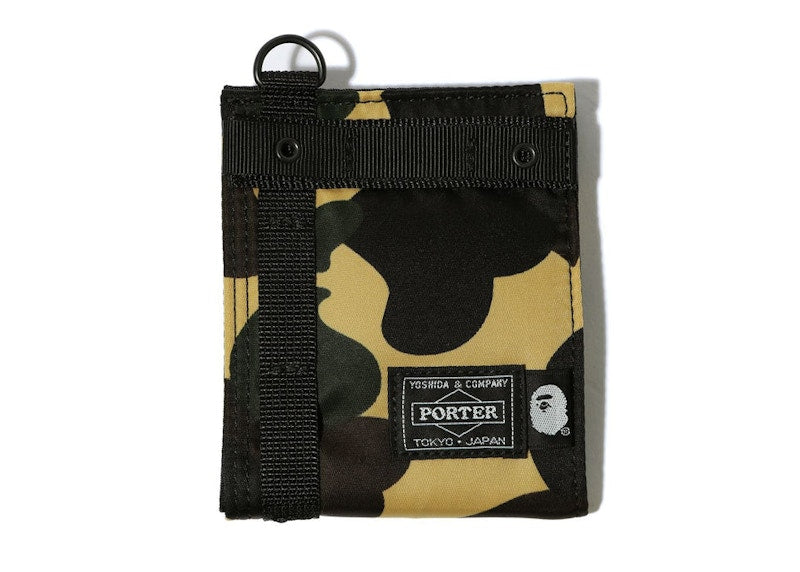 BAPE x Porter 1st Camo #3 Wallet Yellow