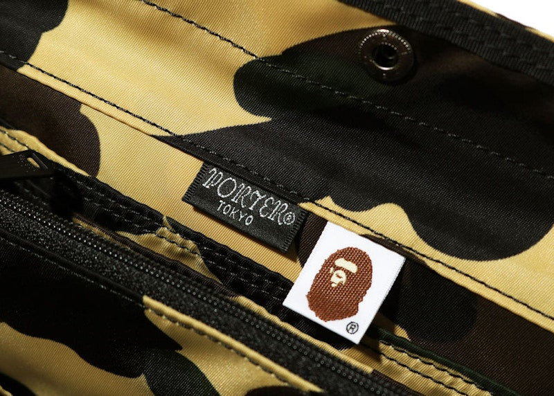 BAPE x Porter 1st Camo Long Wallet (SS22) Yellow