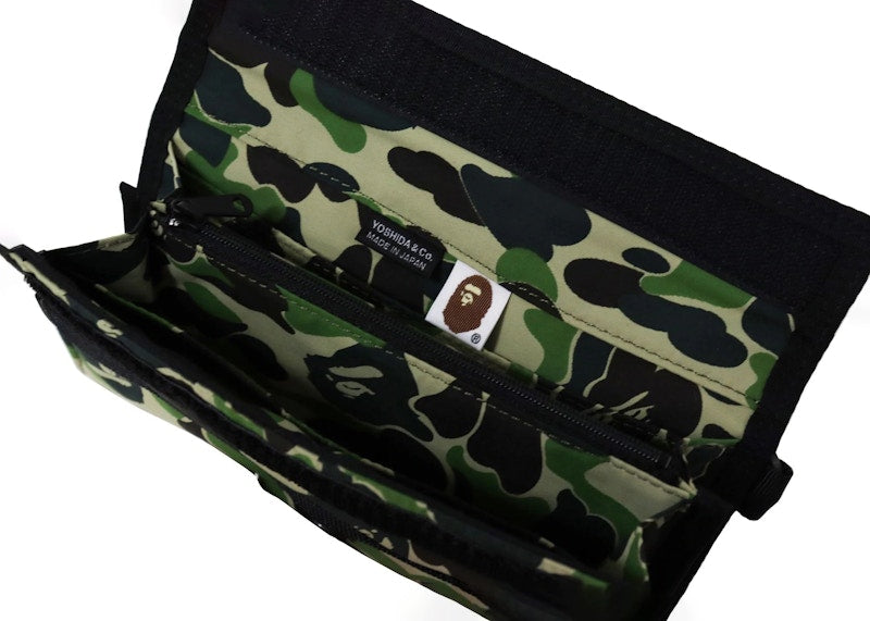 BAPE x Porter ABC Camo Long Wallet Green