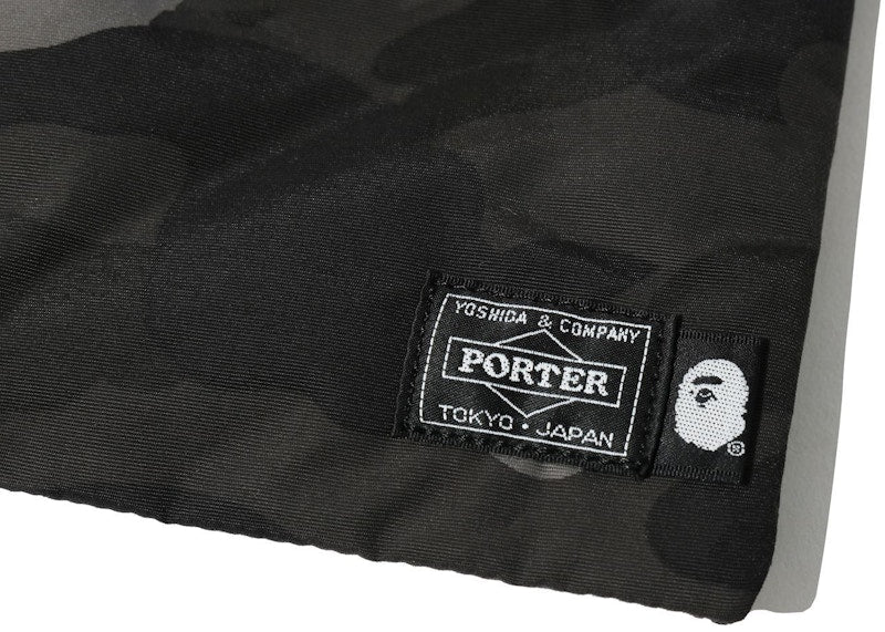 BAPE x Porter Color Camo Crossbody Bag Black