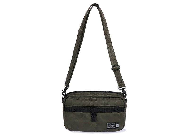 BAPE x Porter Solid Camo Shoulder Bag Olive Drab