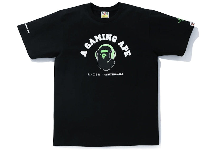 BAPE x Razer A Bathing Ape Tee Black
