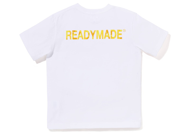 BAPE x Readymade Kids ABC Camo Tee White