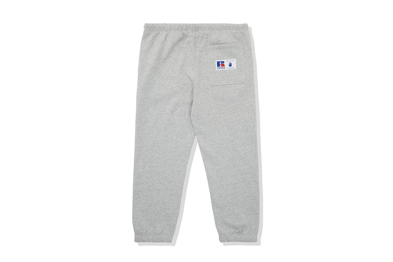 BAPE x Russell College Sweatpants Gray