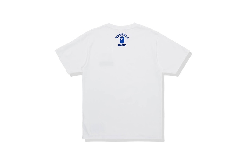 BAPE x Russell College Tee White