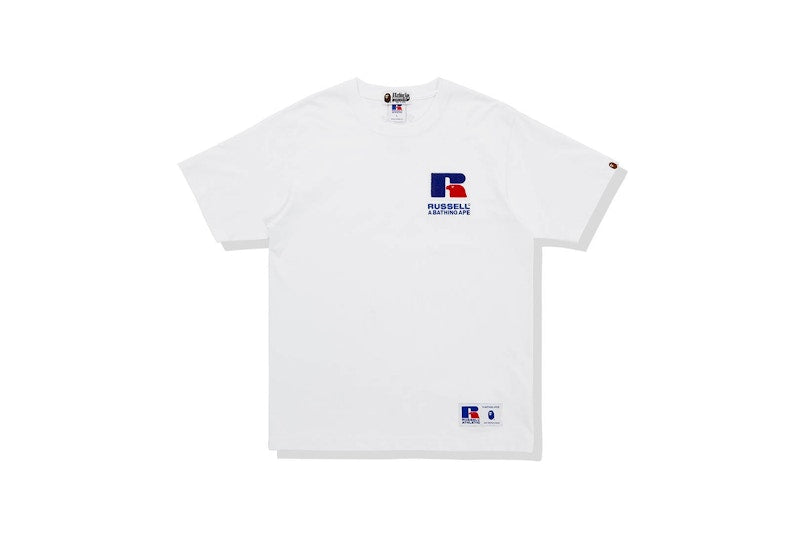 BAPE x Russell College Tee White