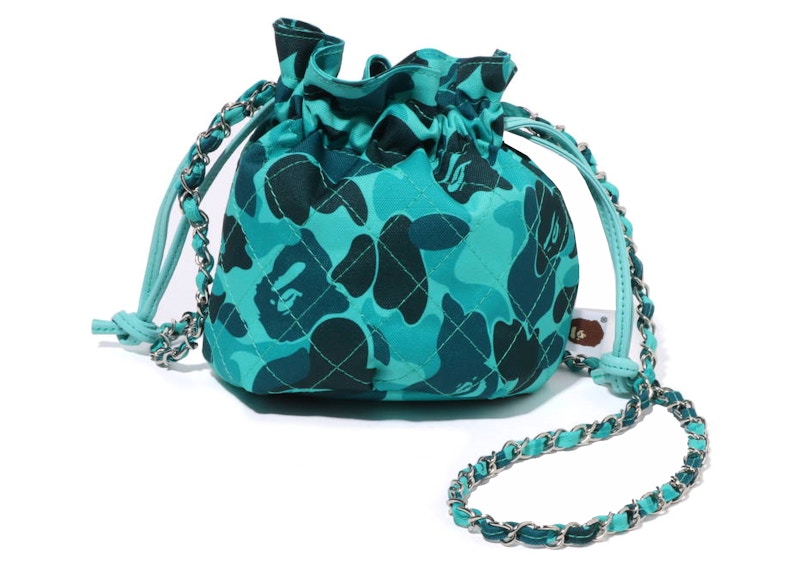 BAPE x Saint Mxxxxxx Chain Snap Bag Sax