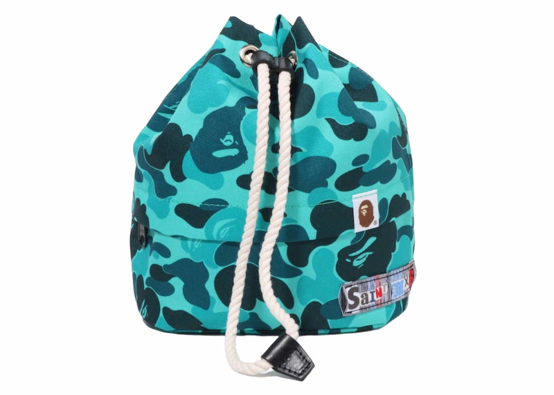 BAPE x Saint Mxxxxxx Rope Snap Bag Sax