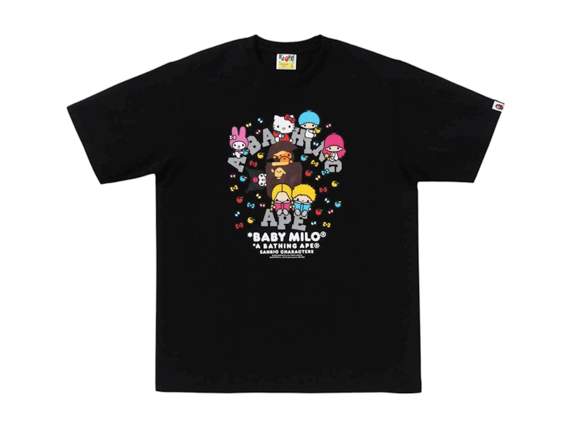 BAPE x Sanrio Characters II Ginza Exclusive Tee Black