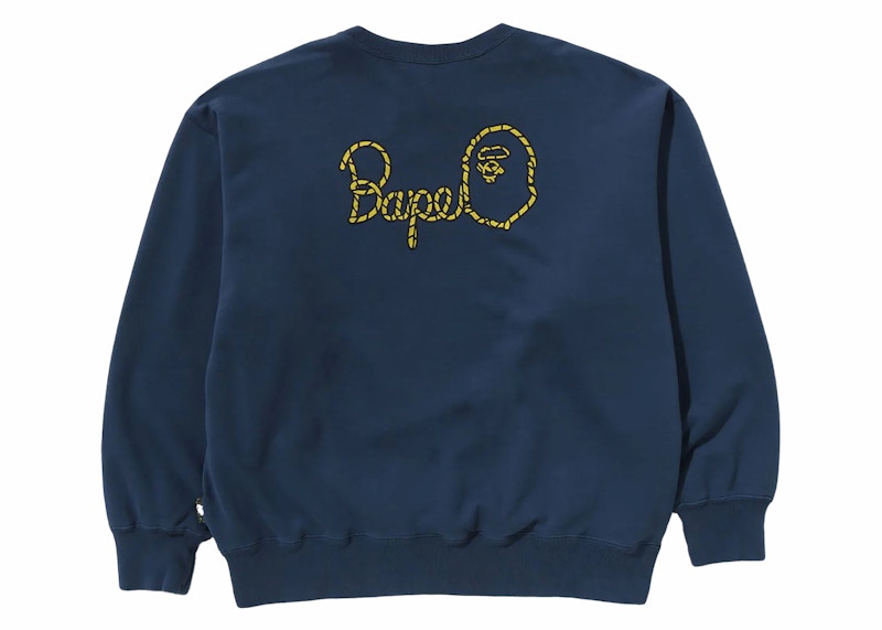 BAPE x Sean Wotherspoon 4Way Crewneck Navy