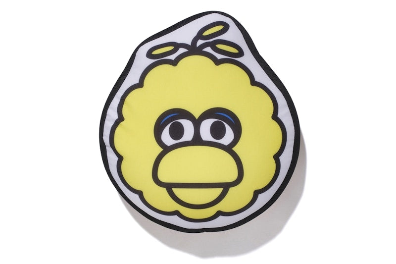 BAPE x Sesame Street Big Bird Flat Cushion Yellow