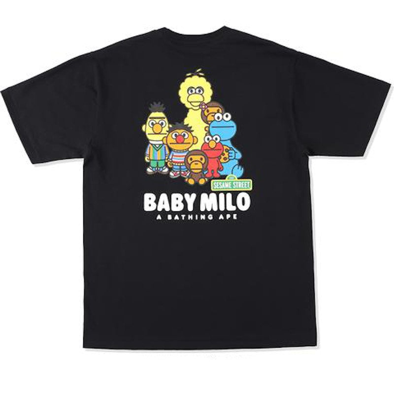 BAPE x Sesame Street Tee Black
