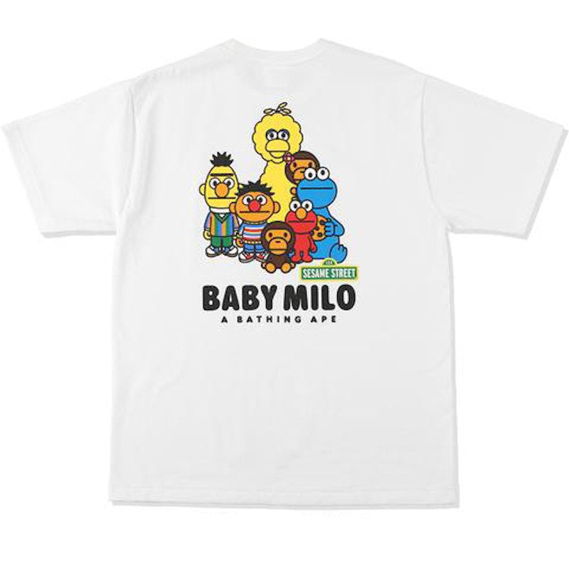BAPE x Sesame Street Tee White
