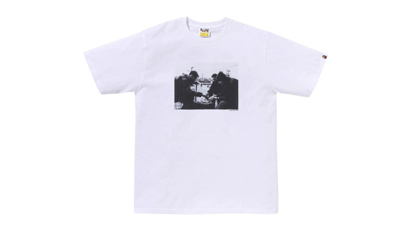 BAPE x Shawn Mortensen Beastie Boys Pass The Mic Photo Tee White
