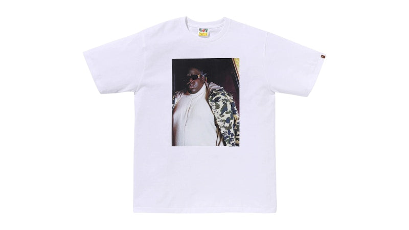 BAPE x Shawn Mortensen Biggie Final Filming Photo Tee White