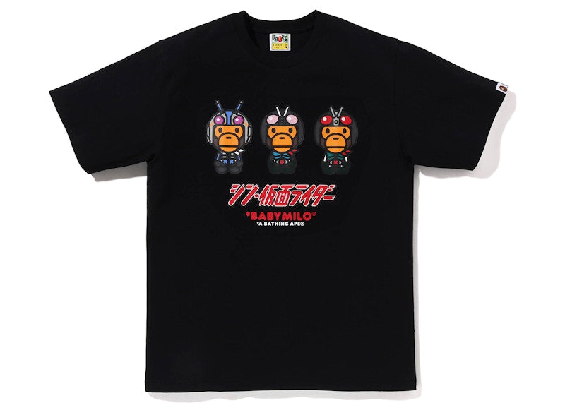 BAPE x Shin Kamen Rider #2 Baby Milo Tee Black