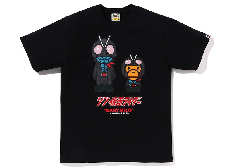 BAPE x Shin Kamen Rider No2 Baby Milo Tee Black
