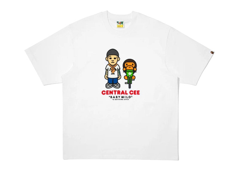 BAPE x Spotify x Central Cee Bax Milo Relaxed Fit Tee White