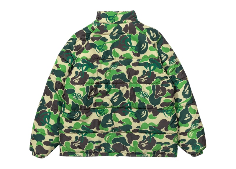 BAPE x Spotify x Central Cee Puffer Jacket Green