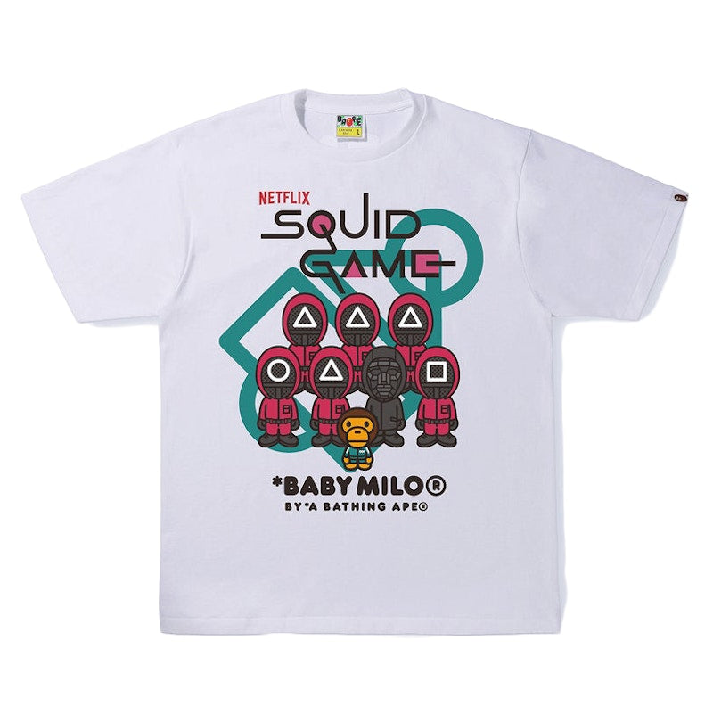 BAPE x Squid Game Baby Milo Tee White
