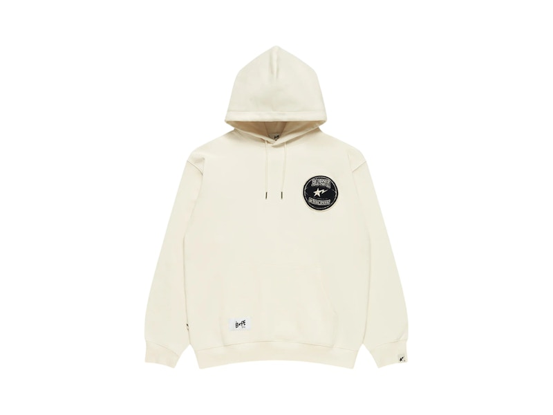 BAPE x Stadium Goods Fleece Pullover Hoodie Ivory
