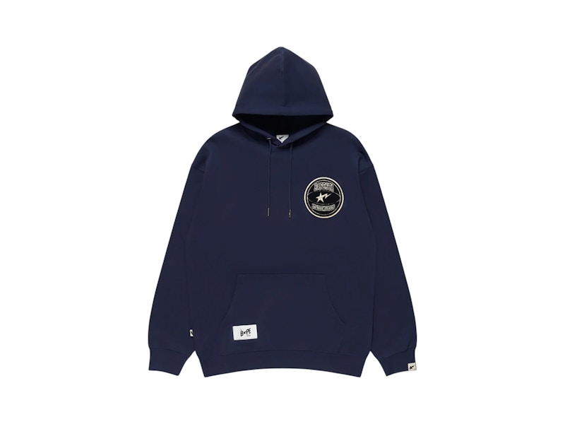 BAPE x Stadium Goods Fleece Pullover Hoodie Navy