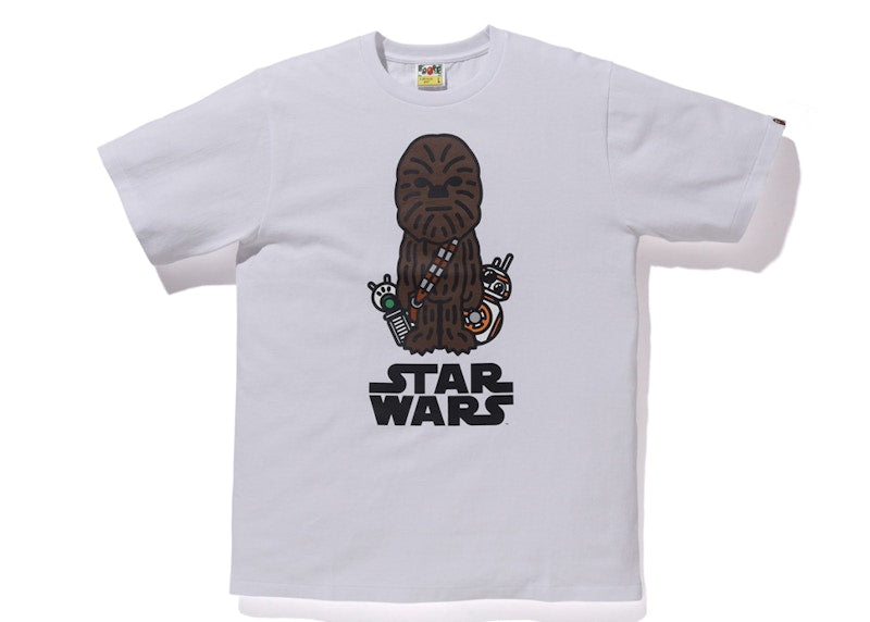 BAPE x Star Wars Chewbacca Tee White