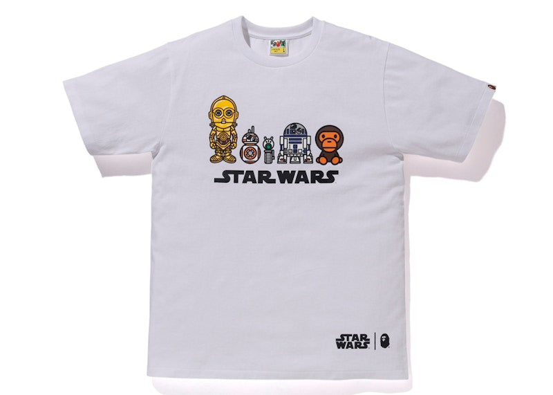 BAPE x Star Wars Droid Tee White