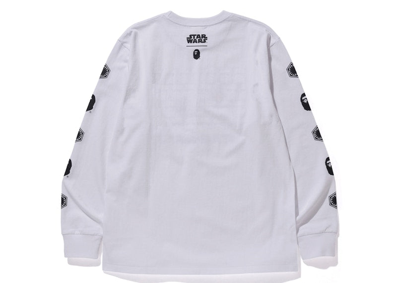 BAPE x Star Wars First Order L/S Tee White
