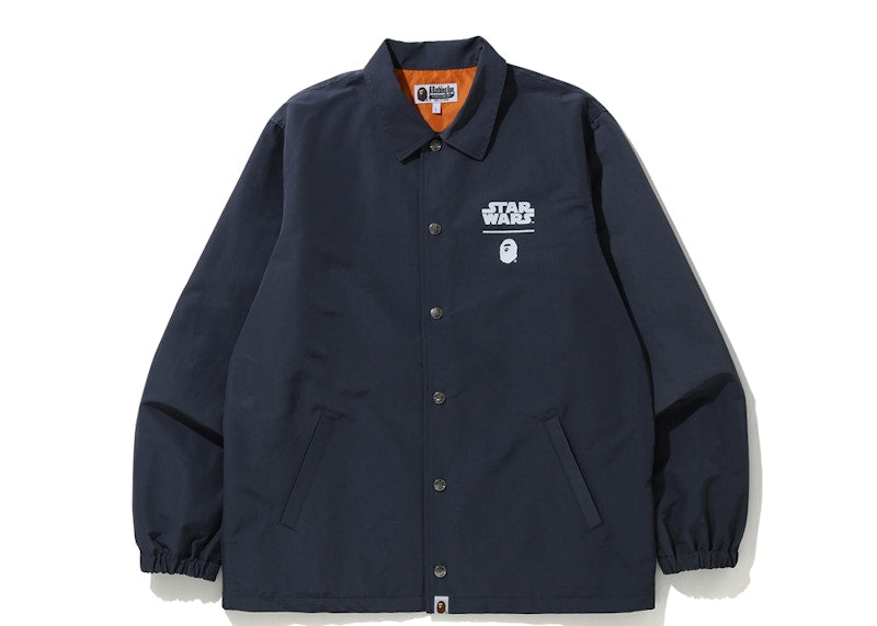 BAPE x Star Wars Republic Coach Jacket Navy