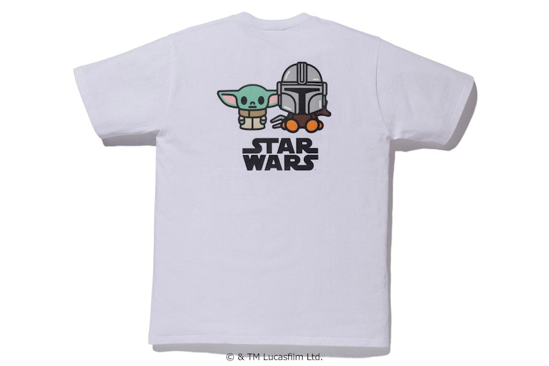 BAPE x Star Wars The Child Baby Milo Tee White