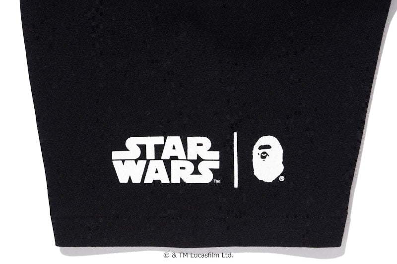 BAPE x Star Wars The Child Mandalorian Baby Milo Tee Black