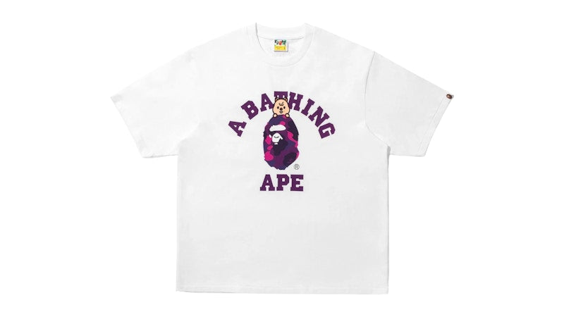 BAPE x Stray Kids Han Quokka College Tee White