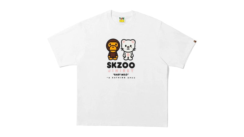 BAPE x Stray Kids Jiniret Baby Milo Tee White