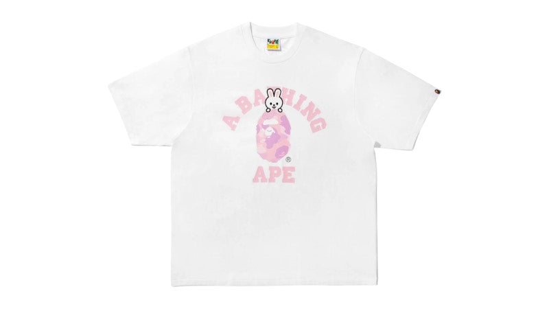 BAPE x Stray Kids Leebit College Tee White