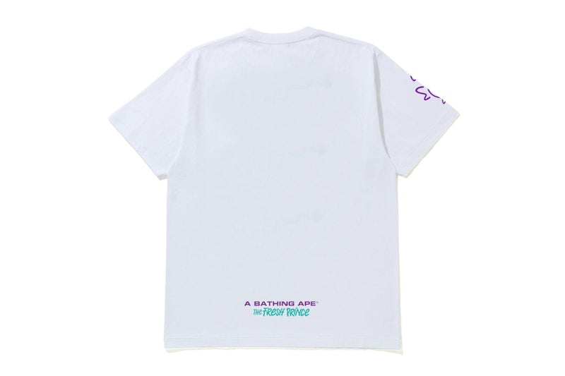 BAPE x The Fresh Prince Tee White