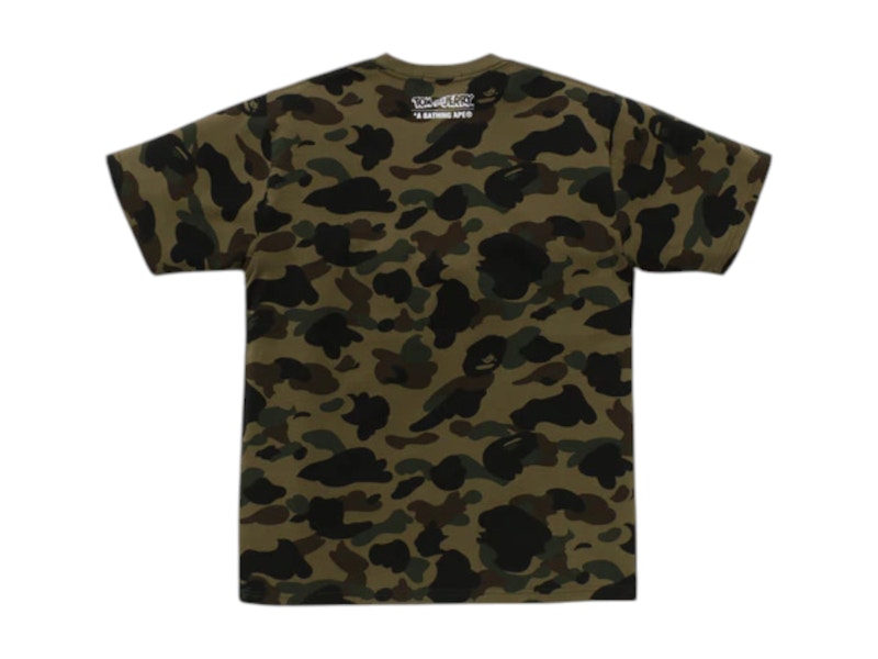 BAPE x Tom And Jerry 85th 1st Camo Tee Green