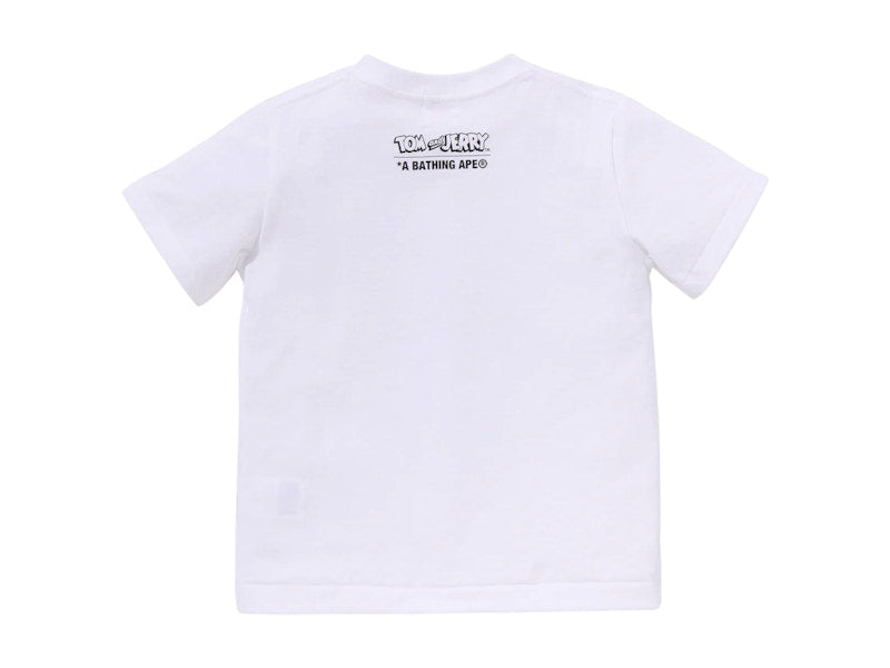 BAPE x Tom And Jerry Kids 85th Ape Head I Tee White