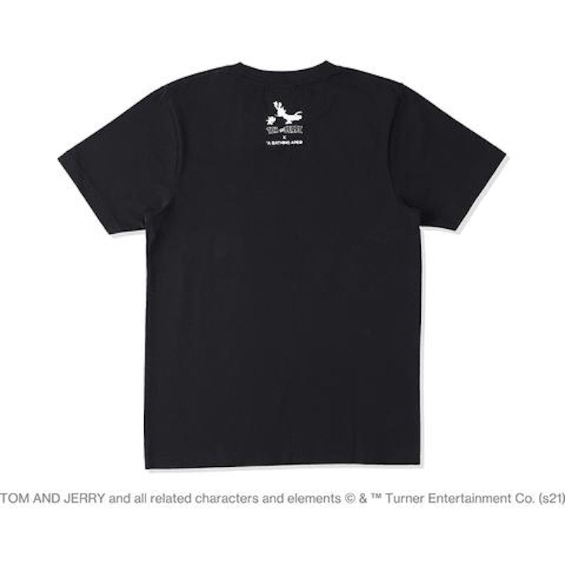 BAPE x Tom and Jerry Cheese Ape Head Kids Tee Black
