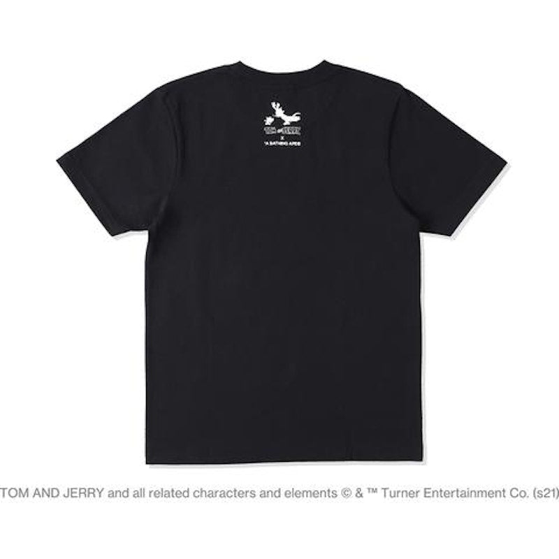 BAPE x Tom and Jerry College Womens Tee Black