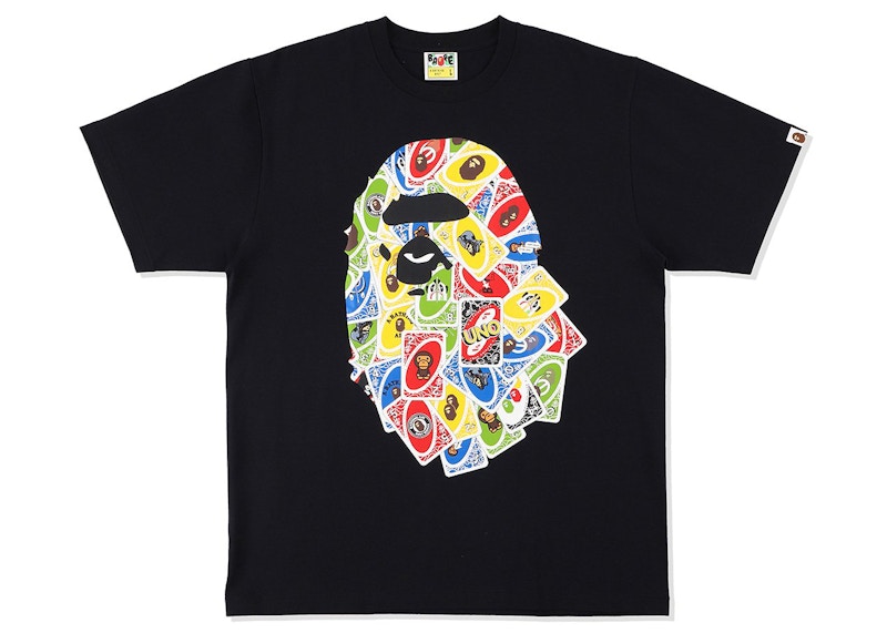 BAPE x UNO Ape Head Tee Black
